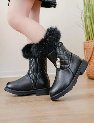 Ghete Shein Kids, negru Negru