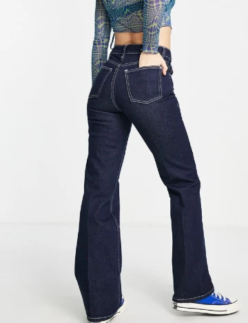 Blugi Top Shop, albastru Albastru