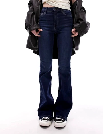 Blugi Top Shop, bleumarin Albastru