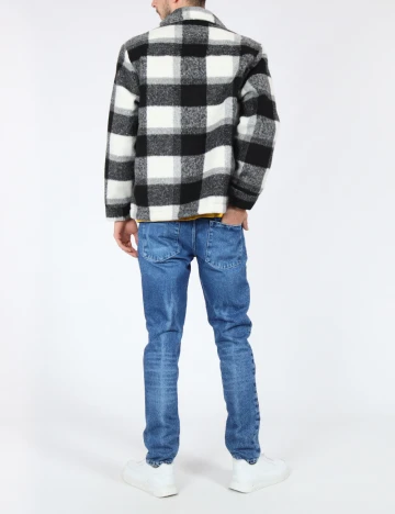 Jacheta Zara, alb/negru Alb