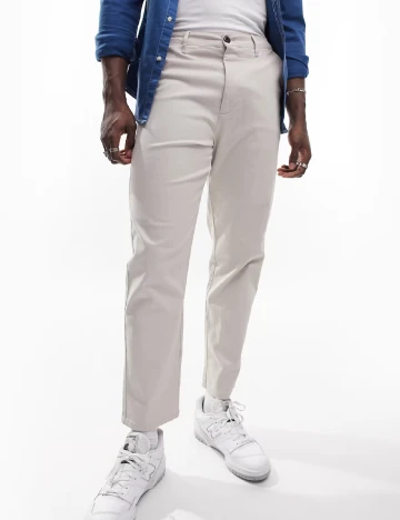 Pantaloni ASOS, bej Crem