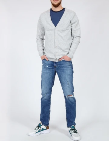 Cardigan ASOS, gri Gri