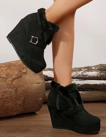 Botine SHEIN, negru Negru