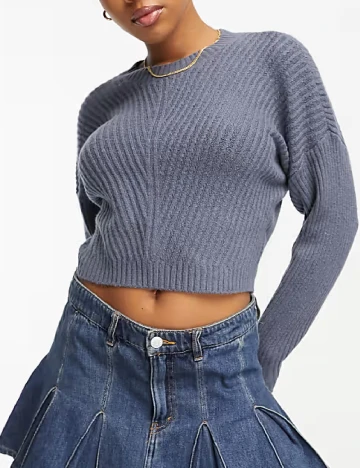Pulover Hollister, albastru Albastru