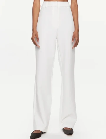 Pantaloni Y.A.S, alb Alb