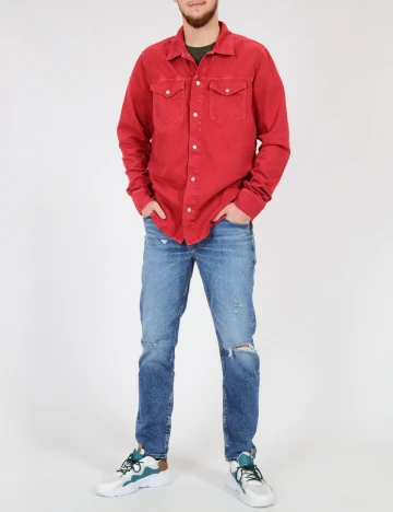 Camasa Pepe Jeans, rosu Rosu