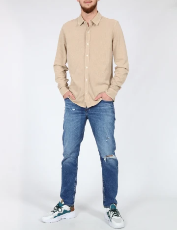 Camasa Pepe Jeans, bej Crem