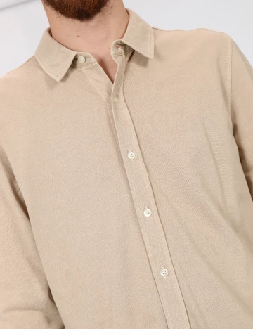 Camasa Pepe Jeans, bej Crem