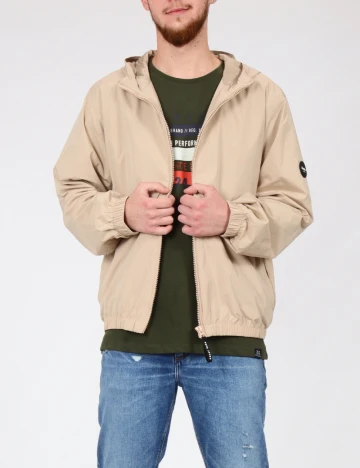 Jacheta Pepe Jeans, bej Crem