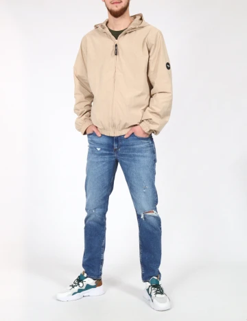 Jacheta Pepe Jeans, bej Crem