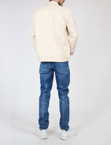 Jacheta Pepe Jeans, ecru Alb
