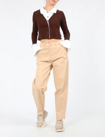 Pantaloni Pepe Jeans, crem Crem