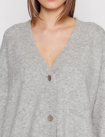 Cardigan Karen By Simonsen, gri Gri