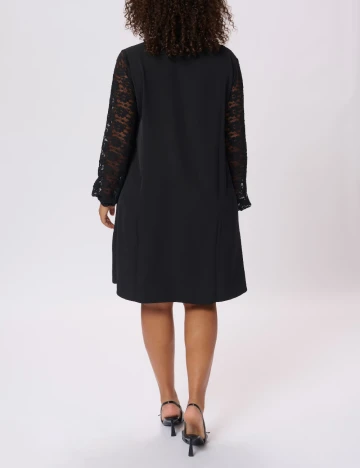 Rochie scurta Kaffe Curve, negru Negru