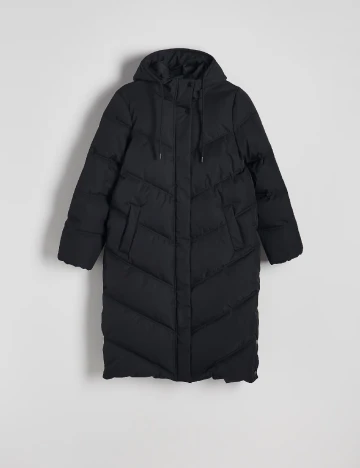 Geaca Reserved, negru Negru