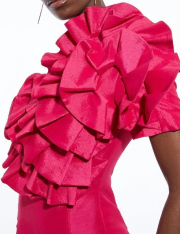 Rochie medie Karen Millen, roz Roz