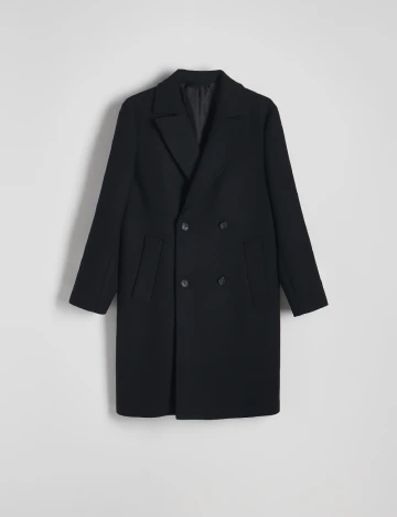 Palton Reserved, negru Negru