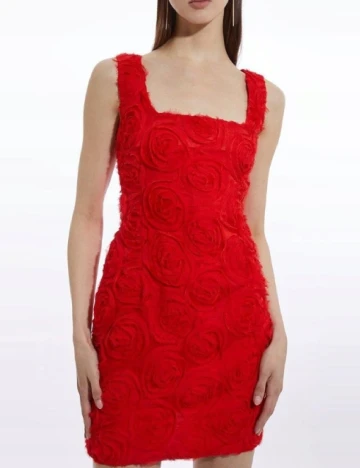 Rochie scurta Karen Millen, rosu