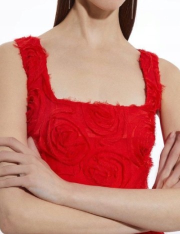 Rochie scurta Karen Millen, rosu