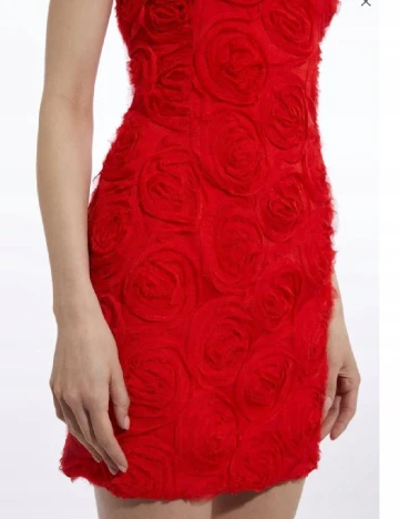 Rochie scurta Karen Millen, rosu