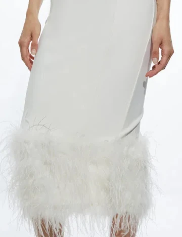 Rochie medie Karen Millen, alb