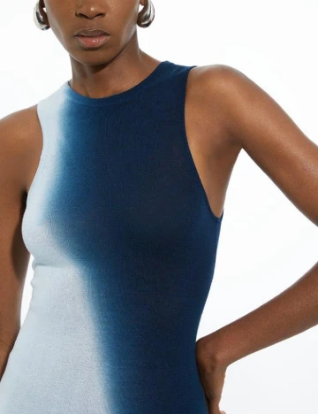 Rochie medie Karen Millen, albastru Albastru