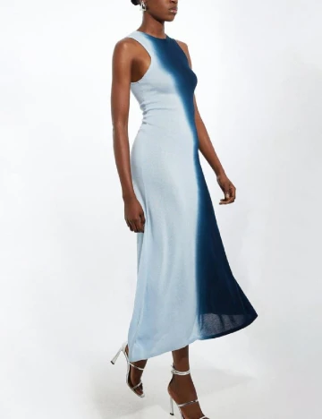 Rochie medie Karen Millen, albastru Albastru