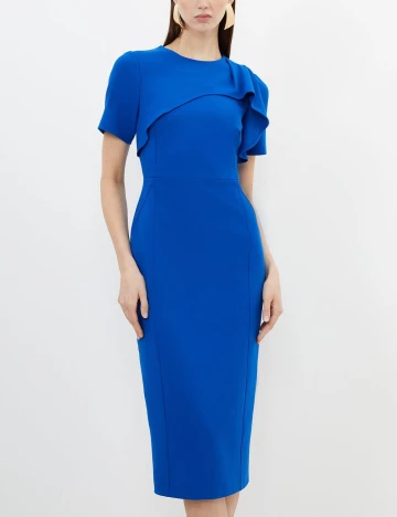 Rochie medie Karen Millen, albastru Albastru