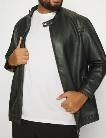 Jacheta Jack&Jones Plus Size Men, negru Negru