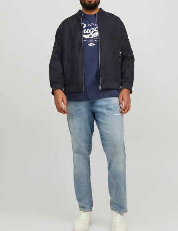 Jacheta Jack&Jones Plus Size Men, negru Negru