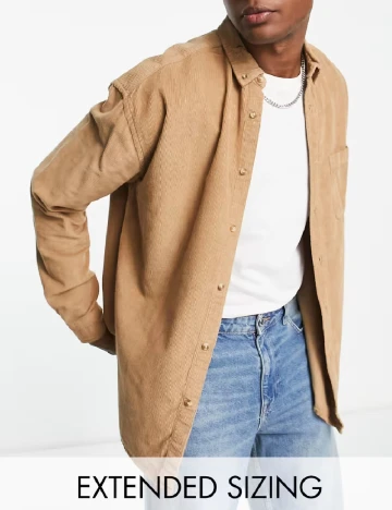 Camasa Oversize ASOS, crem Crem