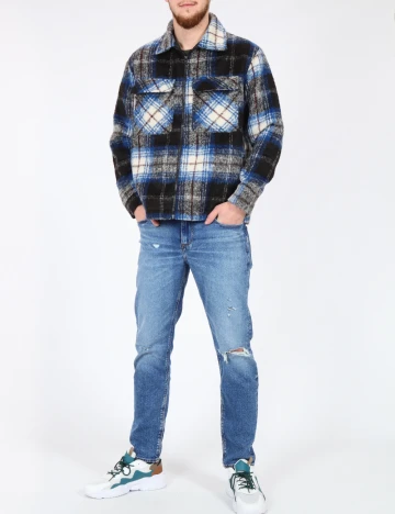 Jacheta Zara, albastru/negru Albastru