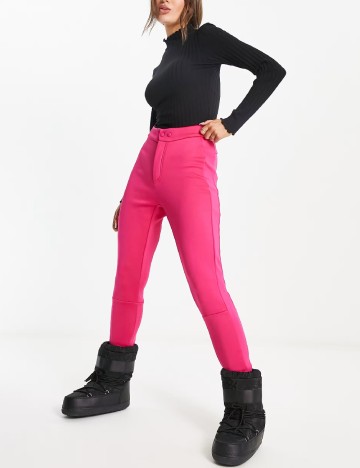 
						Pantaloni de ski Threadbare, roz