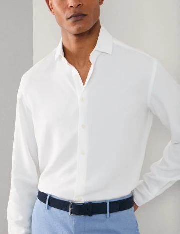Camasa HACKETT, alb Alb