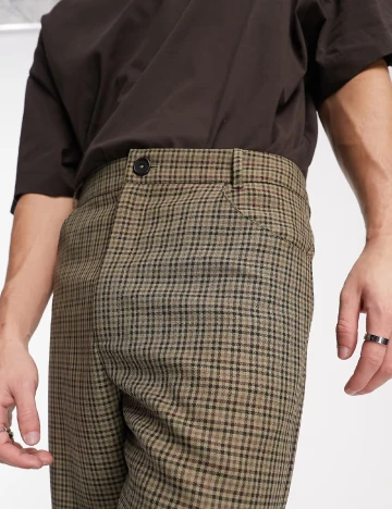 Pantaloni COLLUSION, kaki Verde