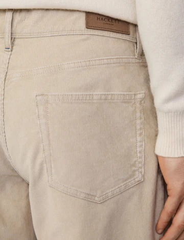 Pantaloni HACKETT, crem