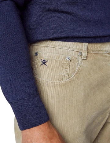 Pantaloni HACKETT, crem Crem