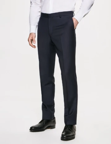 Pantaloni HACKETT, bleumarin inchis Albastru