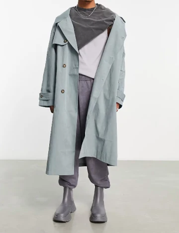 Trench ASOS, verde Verde
