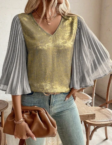 Bluza SHEIN, auriu Galben