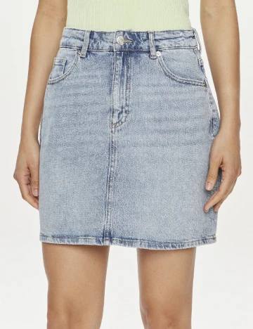 Fusta Vero Moda, albastru Albastru