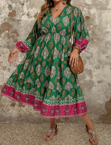 Rochie medie SHEIN CURVE, mix culori Mix culori