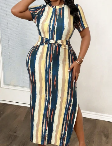 Rochie medie SHEIN CURVE, mix culori Mix culori