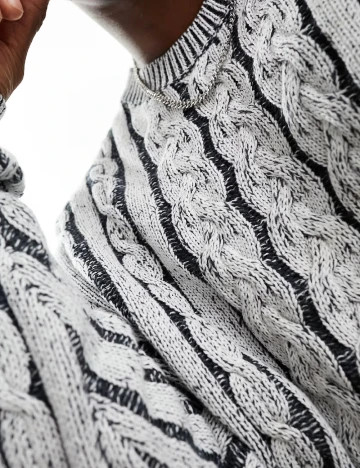 Pulover ASOS, gri