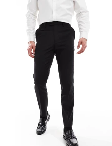 Pantaloni French Connection, negru Negru