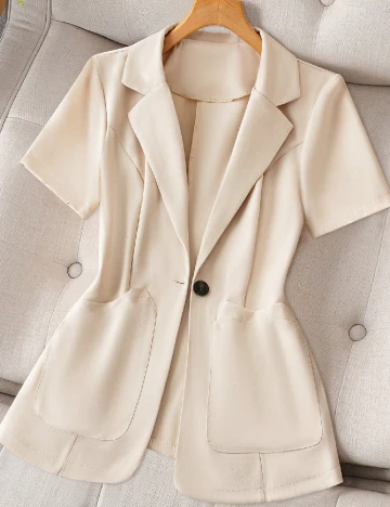 Sacou SHEIN CURVE, crem Crem