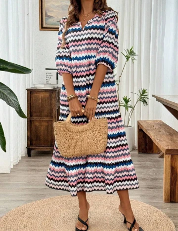 Rochie medie SHEIN, mix culori