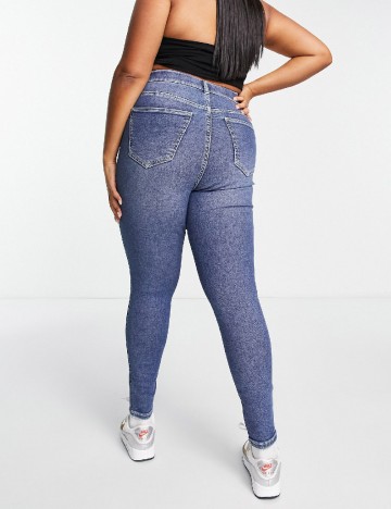 Blugi DRDENIM Plus Size, albastru
