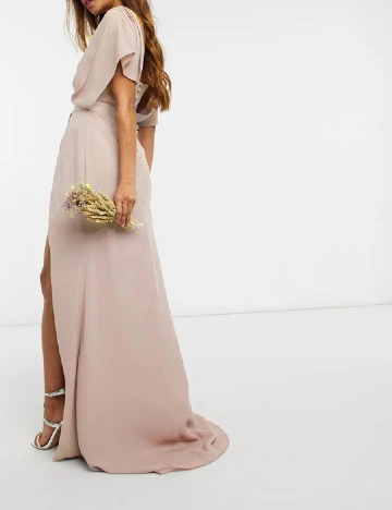 Rochie lunga ASOS, roz