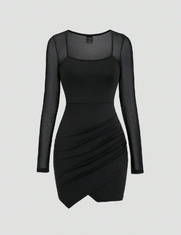 Rochie scurta SHEIN, negru Negru